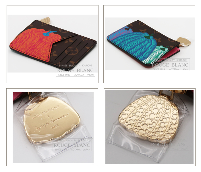 ルイヴィトン　草間彌生　YK 　パンプキン　ポルトカルト・ロミー　カードケース　コインケース 【新品】Louis Vuitton Yayoi  Kusama Pumpkin Coin purse Card case 【NEW】